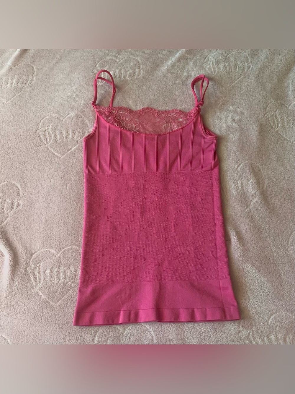 Y2K Pink Lace Corset Cami Tank Top | Concept Secrets